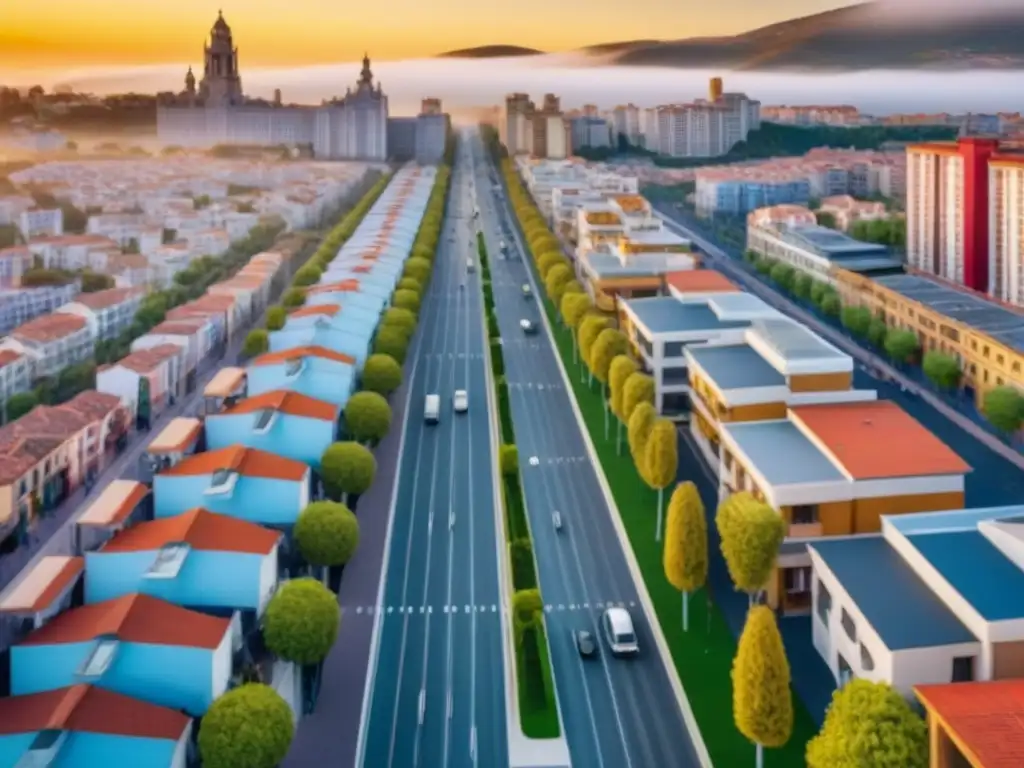 Escena urbana española: diversidad y mercado inmobiliario Vibrante escena urbana en España: demografía española mercado inmobiliario