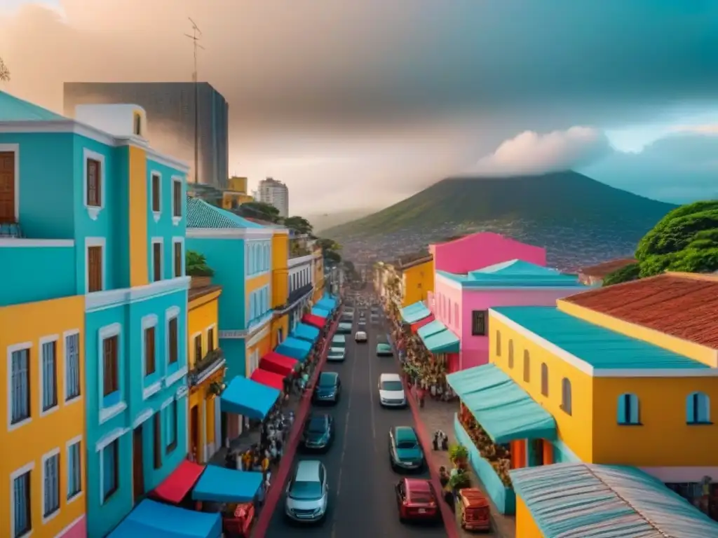 Mercado inmobiliario en El Salvador: fusión de estilos Vibrante mercado inmobiliario en El Salvador con arquitectura tradicional y moderna