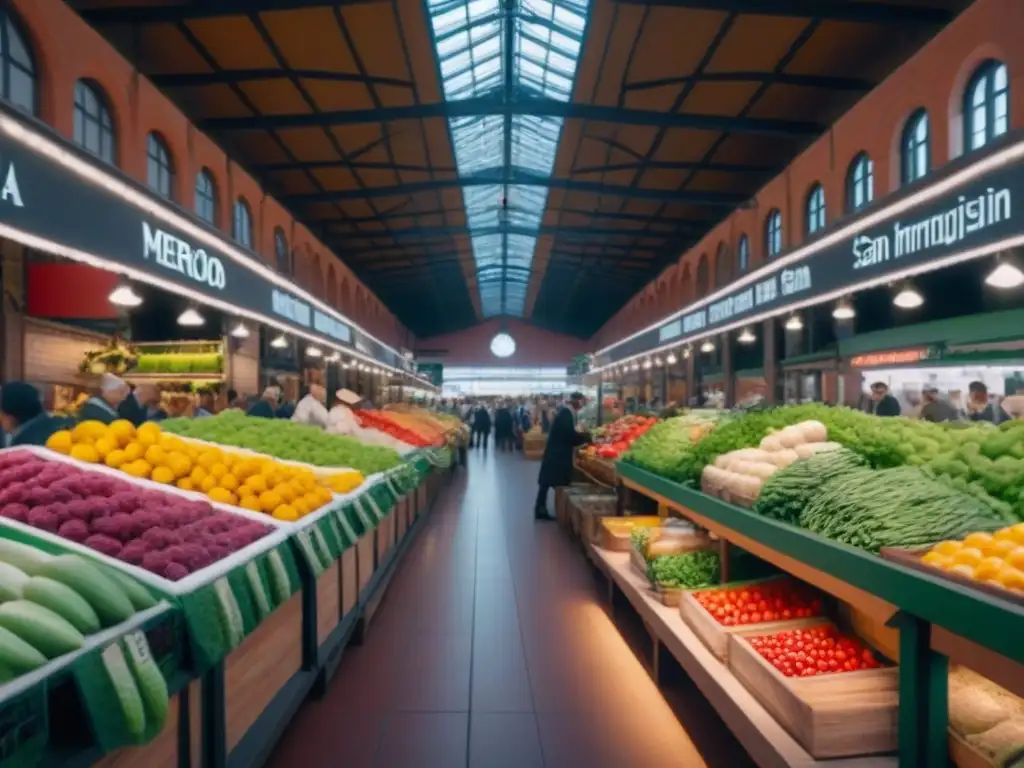 Mercado de San Miguel en Madrid: Renovación vibrante y moderna Vibrante mercado en Madrid fusionando tradición y modernidad, reflejando la evolución de espacios comerciales