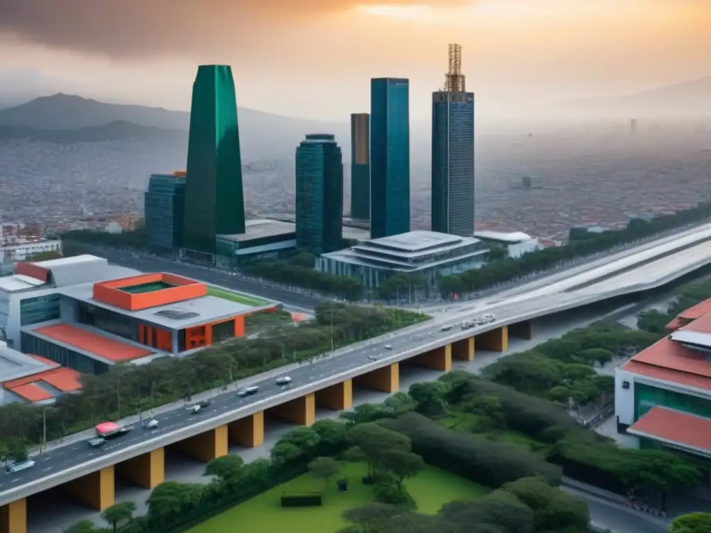 Vibrante desarrollo urbano en la Ciudad de México Vibrante panorama urbano de la Ciudad de México con Desarrollos mixtos mercado inmobiliario México