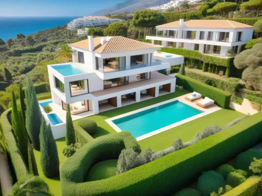 Villas de lujo en Marbella: exclusividad frente al Mediterráneo Villas de lujo con piscinas privadas en Marbella, España