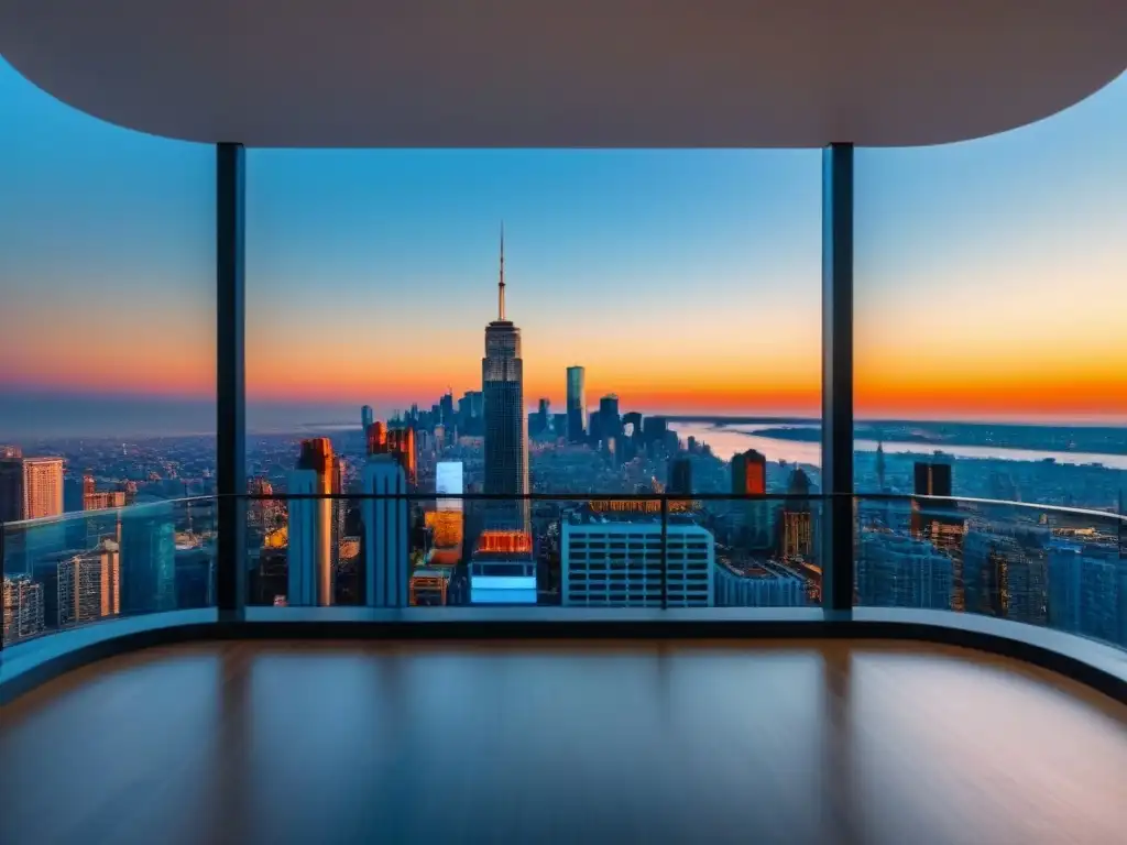 Espectacular penthouse moderno con vista panorámica a la ciudad Vista panorámica de ciudad en lujoso penthouse con tendencias en inversión inmobiliaria online