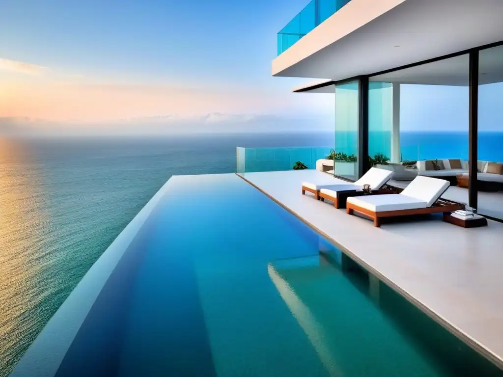 Exclusivo penthouse con vista al Pacífico en Acapulco Vista panorámica de penthouse de lujo con piscina infinita en Acapulco, México