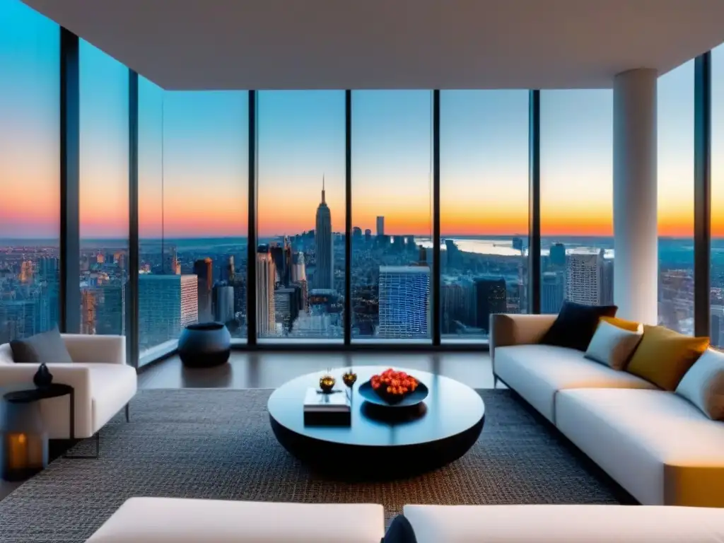 Penthouse de lujo con vistas a la ciudad: diseño moderno y elegante Inversión en vivienda vs